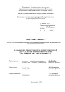 Отчет по практике: Анализ деятельности ОАО АНК Башнефть